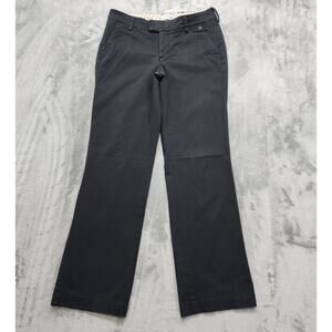Dockers Pants Womens 4 Black Favorite Fit Jaelynn Mid Rise Trouser Leg Stretch